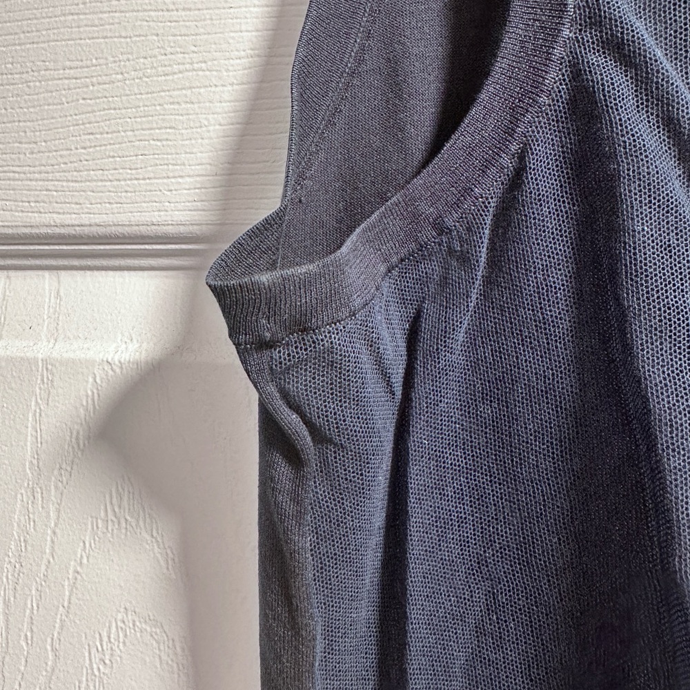 Ports 1961 Wool Mesh blend tank with pockets - Picture 3 of 5